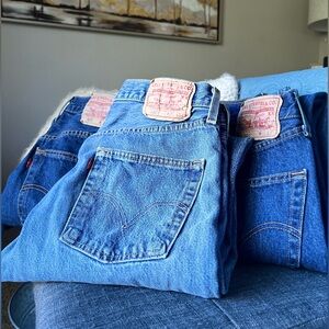 Lot of 3 Levi's 501 Button Down/Fly Jeans Men's Size 31x32 - Excellent Condition